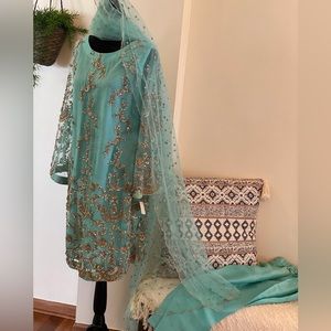 Brand new sea green dress